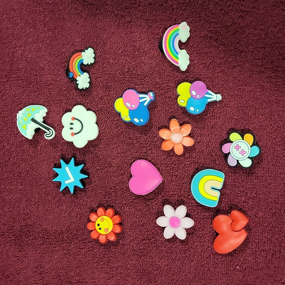 NWOT,  Crocs charms lot 14pcs